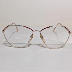 Elizabeth Arden Gold Vintage Eyeglasses